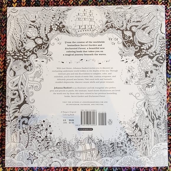 Lost Ocean an Inky Adventure & Colouring Book - Picture 12 of 12